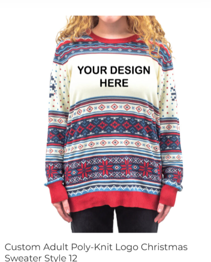 Custom Logo Christmas Sweater