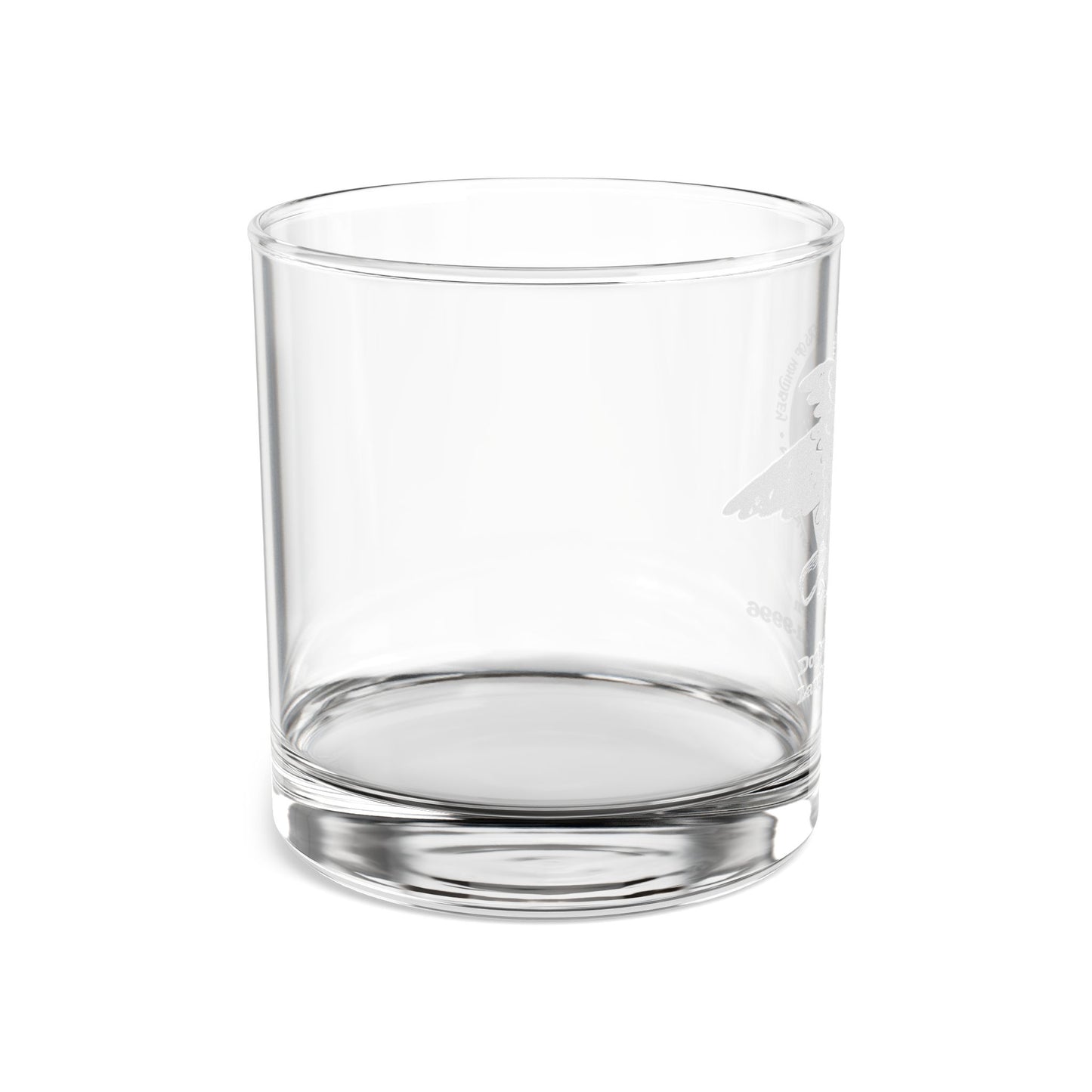 Engraved Eagle Rocks Glass - 10oz Whiskey Tumbler
