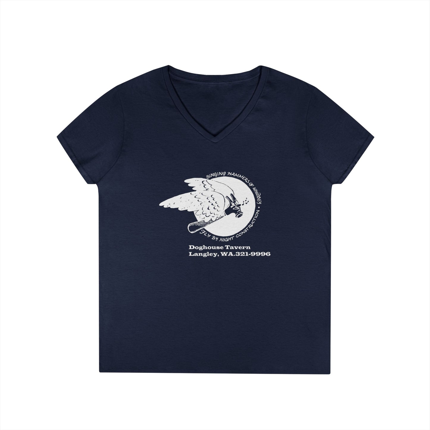 Vintage Eagle V-Neck T-Shirt for Women