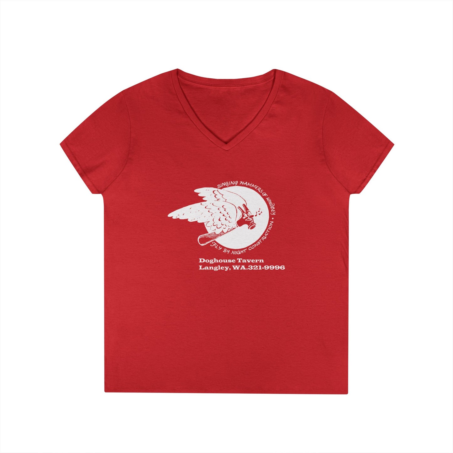 Vintage Eagle V-Neck T-Shirt for Women