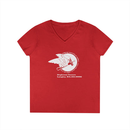 Vintage Eagle V-Neck T-Shirt for Women