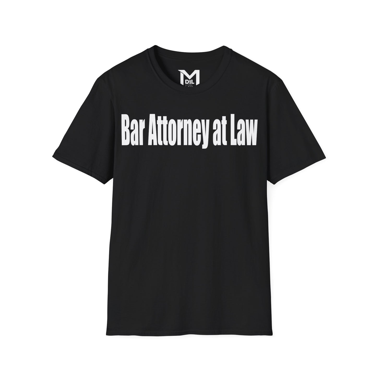 Bar Attorney at Law T-Shirt - Unisex Softstyle Tee for Legal Professionals