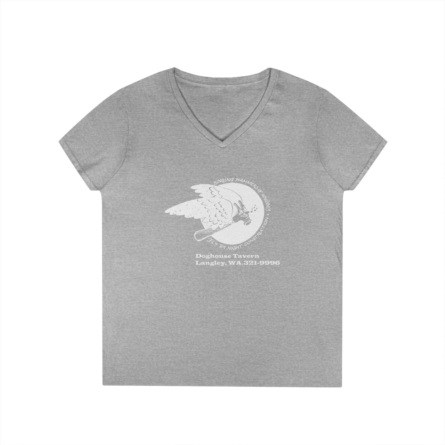 Vintage Eagle V-Neck T-Shirt for Women