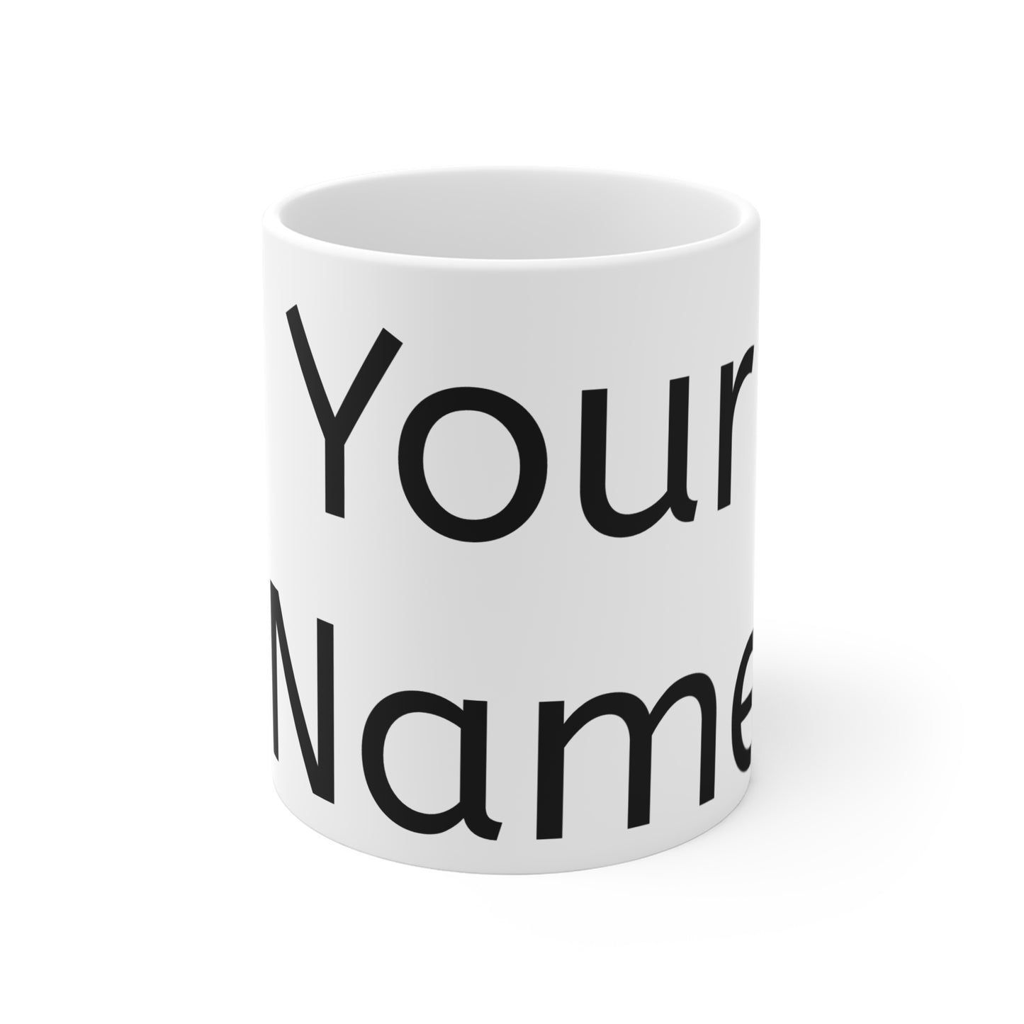 Personalized Snowman Christmas Mug — 'Your Name' Custom 11oz Holiday Coffee Cup
