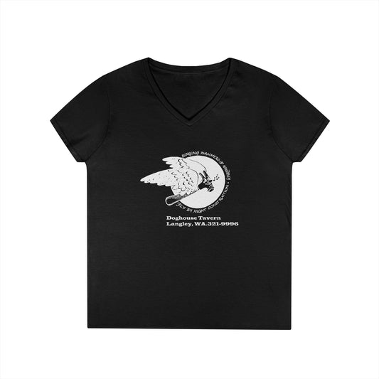 Vintage Eagle V-Neck T-Shirt for Women