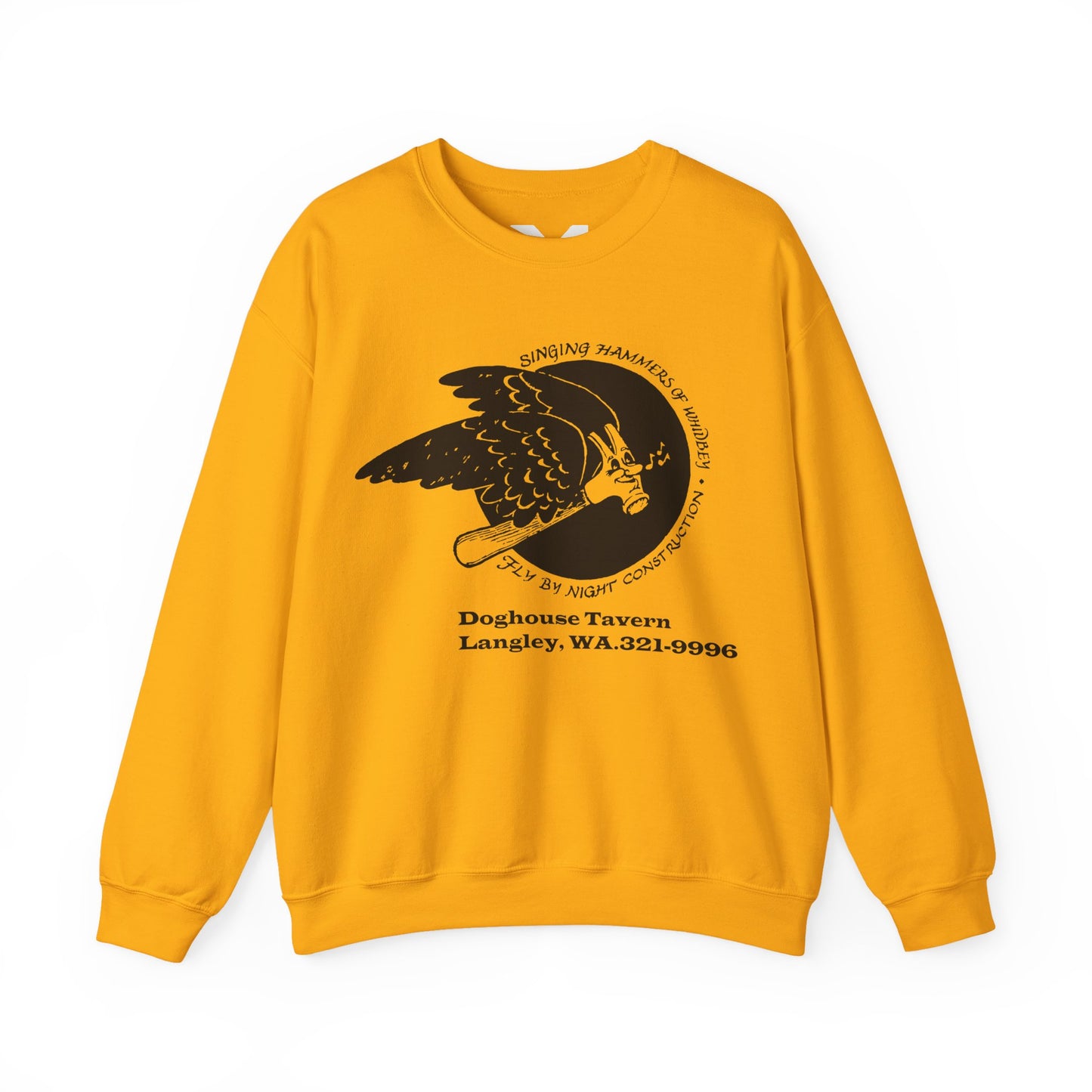 Vintage Singing Hammer-Inspired Unisex Crewneck Sweatshirt with Design