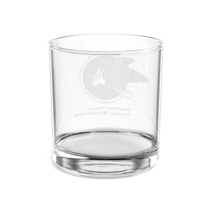 Engraved Eagle Rocks Glass - 10oz Whiskey Tumbler