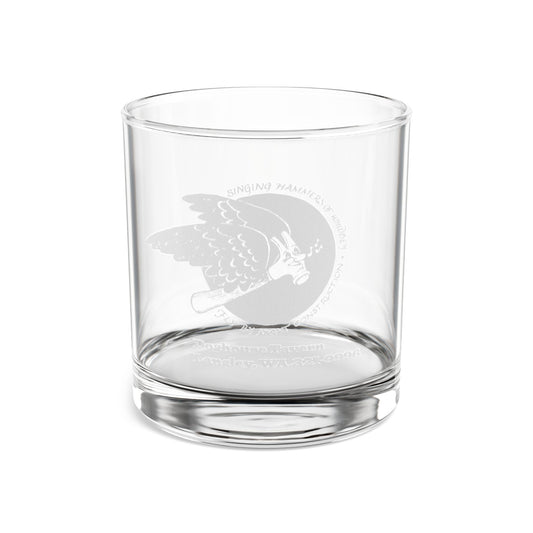 Engraved Eagle Rocks Glass - 10oz Whiskey Tumbler