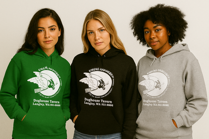 Doghouse Tavern Hooded Sweatshirt - Cozy Unisex Layering