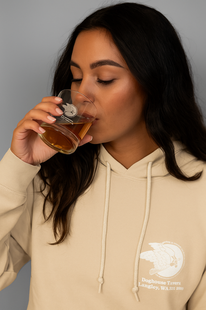 Engraved Eagle Rocks Glass - 10oz Whiskey Tumbler