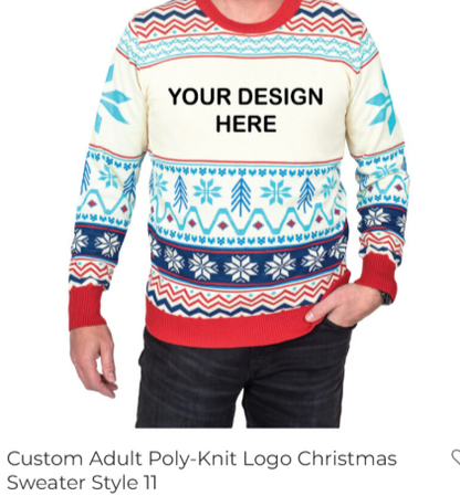Custom  Logo Christmas Sweater